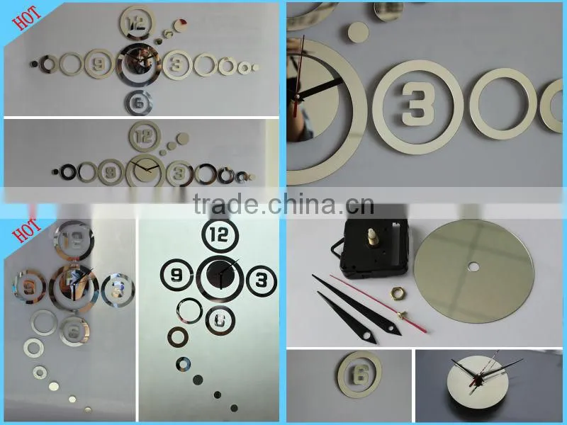 Hot! Wholesale acrylic promotional wall clock, clock wall China supplier, acrylic 9 inch wall clock