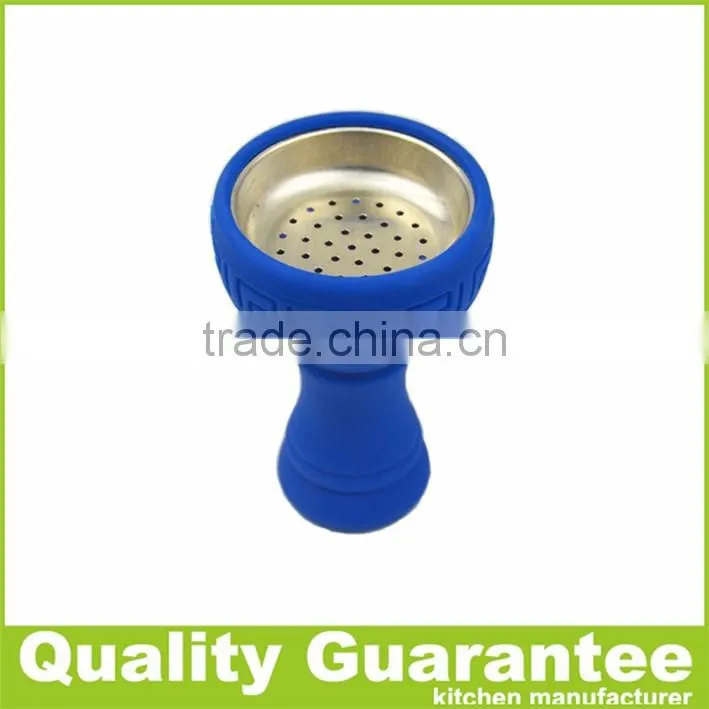 Hot selling Silicone Hookah Bowl New Funnel stainless iron bowl