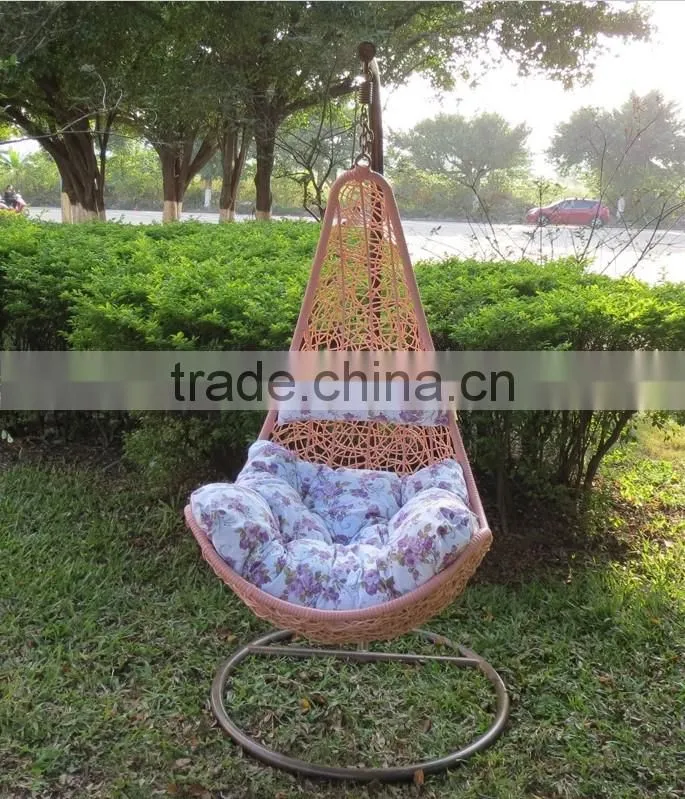 Alibaba Garden Outdoor Furniture Rattan Hanging Hammock Wicker Swing Chair