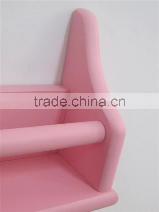 wooden decorative floating wall shelf