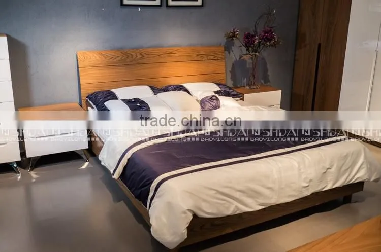 Latest Contemporary Wooden Platform Bed Designs Included Queen Size B-815