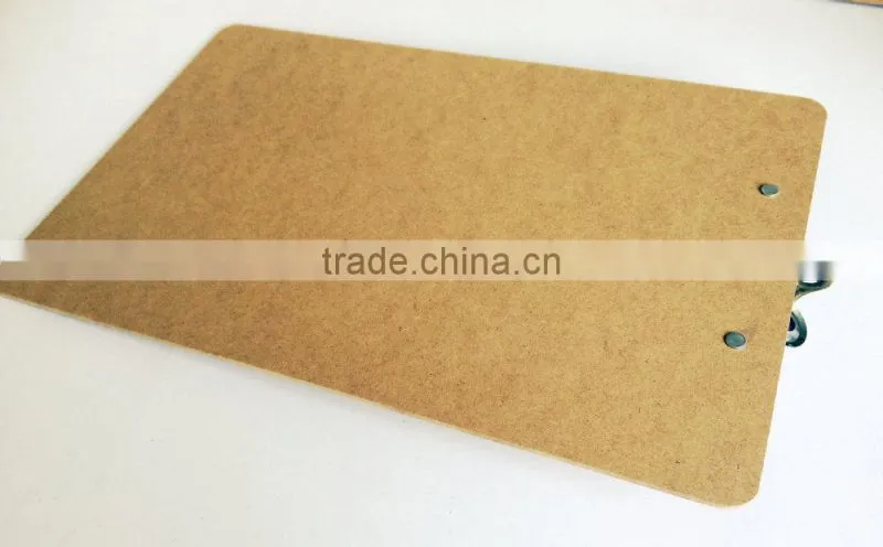 School office use with metal clip A4 MDF clipboard
