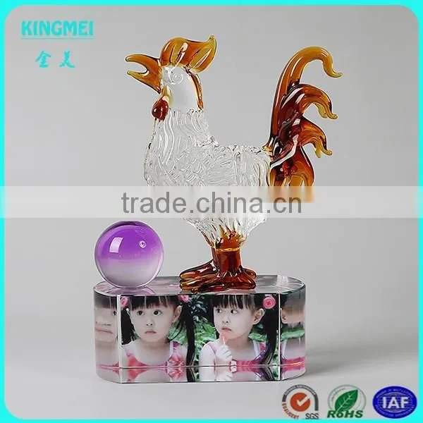 Custom Design Crystal Zodiac Dog for New Year Decoration