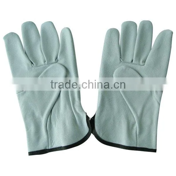 Cow grain leather driver gloves ZM44-H
