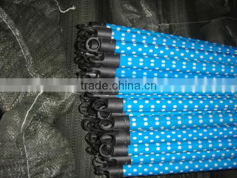 Wood Grain PVC coated wooden broom handle