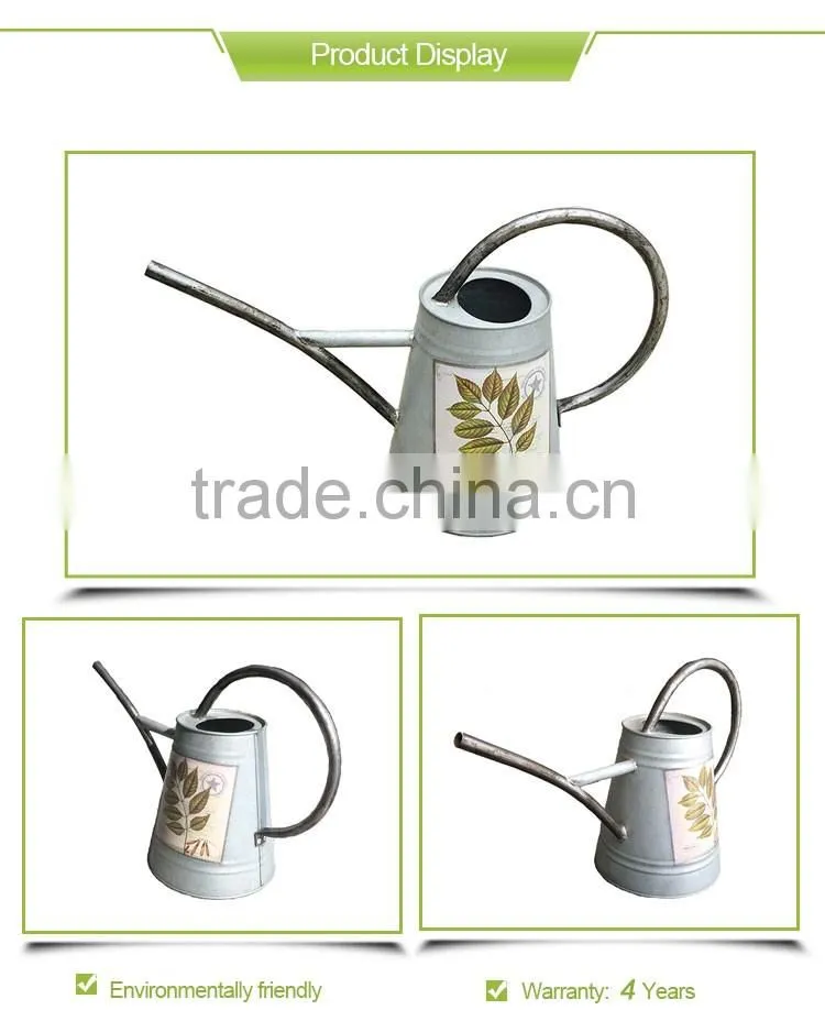 Cheap Printed Zinc Metal Watering Can