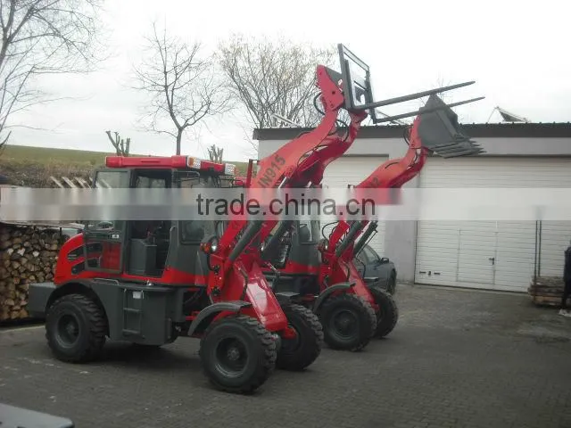 ZL15 small wheel loader with fork