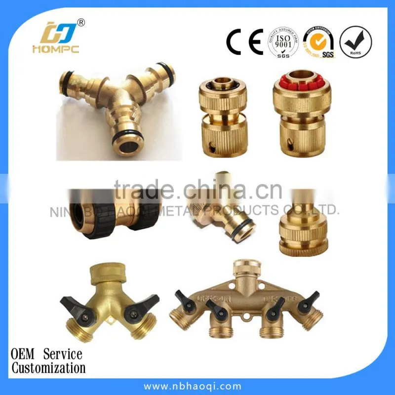 Brass garden female hose quick connector