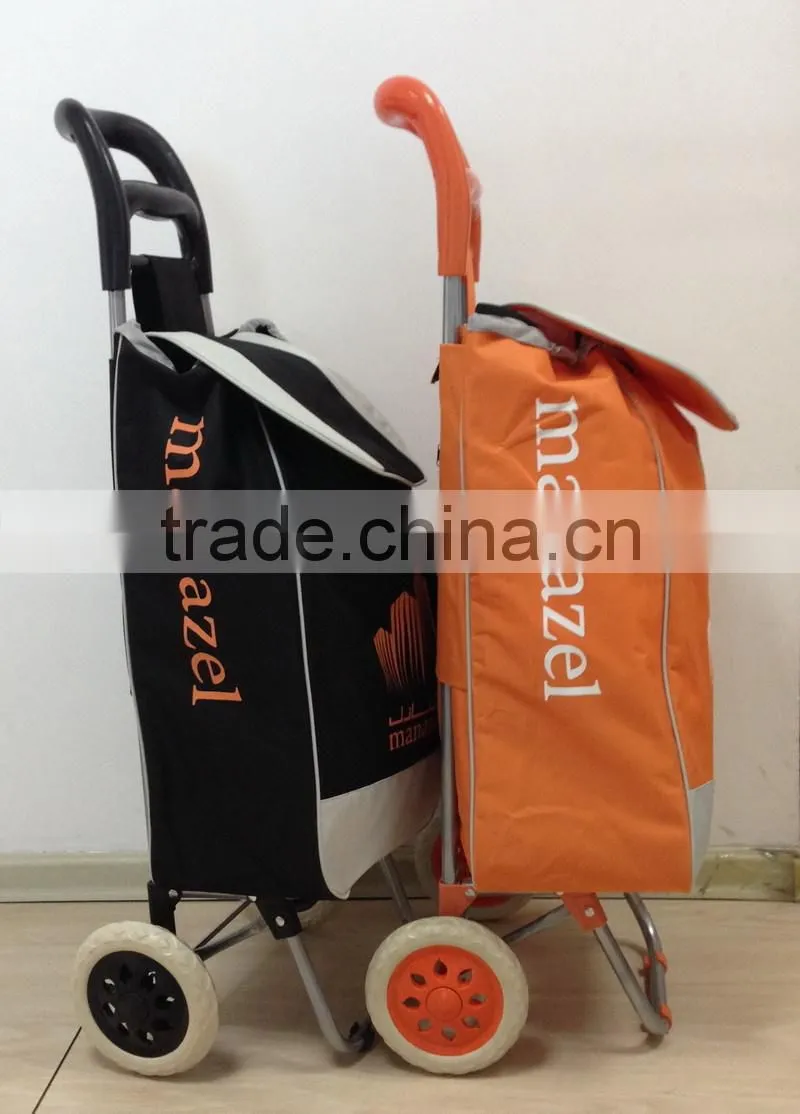 2 Wheels Portable Folding Shopping Trolley Cart