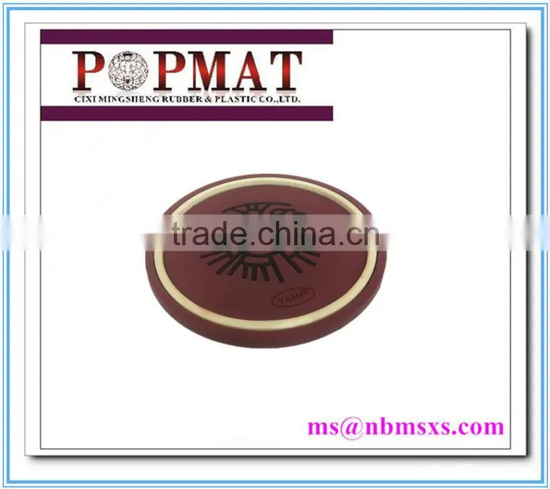 2014 Popular Promotional soft cup mat