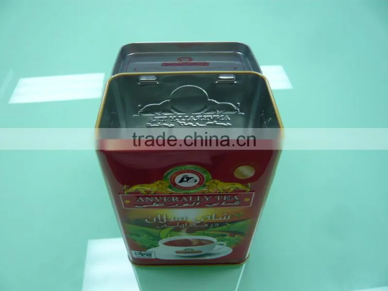 metal tea boxes for Sri Lanka,tea boxes with hinge