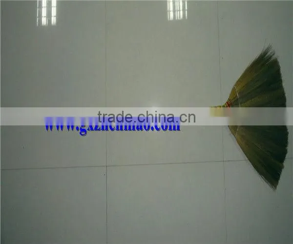 Flower Grass Hand Broom with PVC Coated Handle and Dustpan