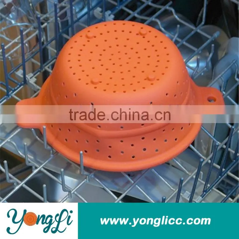 Novelties Wholesale China Dailylife Kitchenware Silicone Fruit Wicker Basket