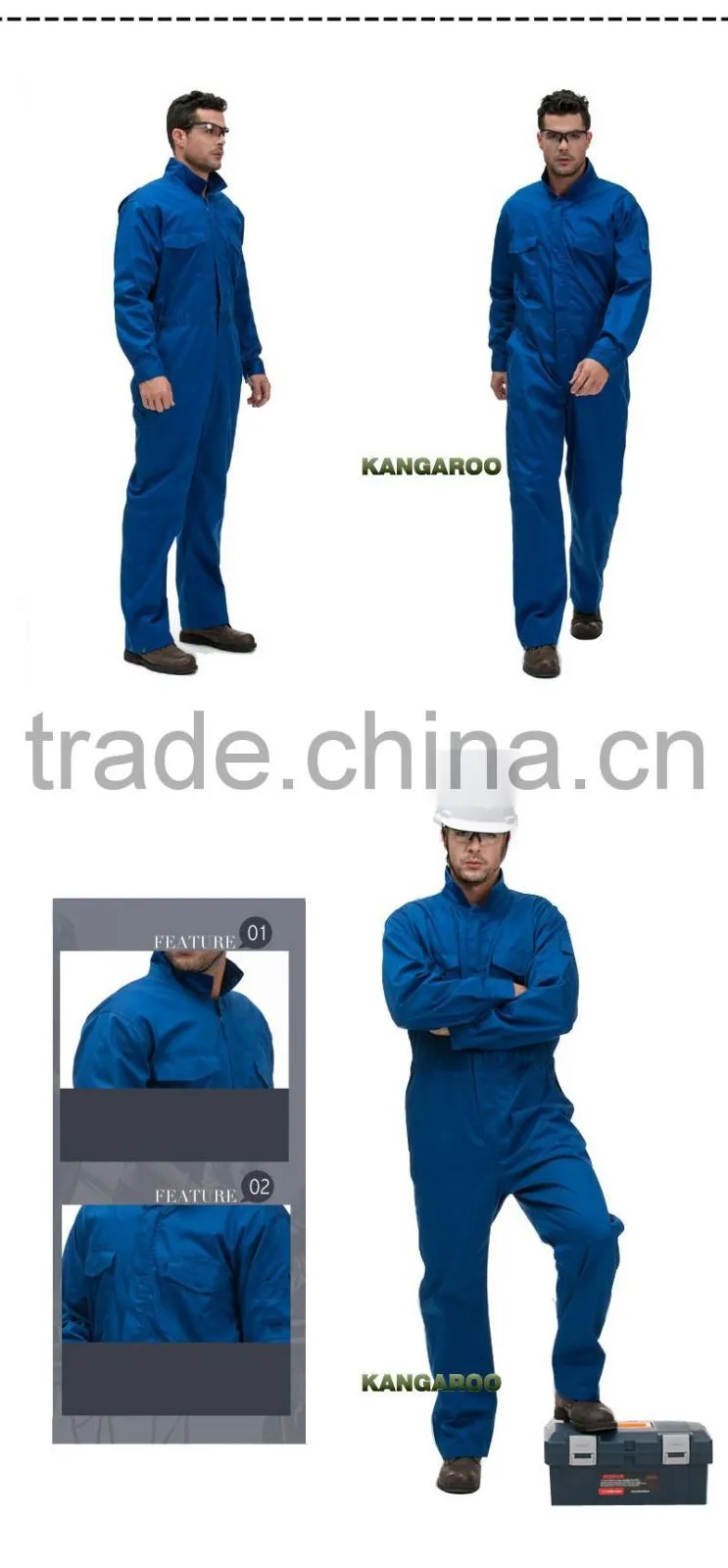 Anti-Static 100 Cotton Air Conditioning Coverall