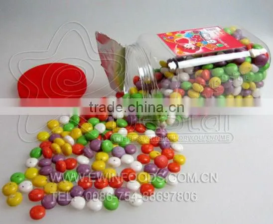Small Round Beans Fruity Flavour Bubble Gum