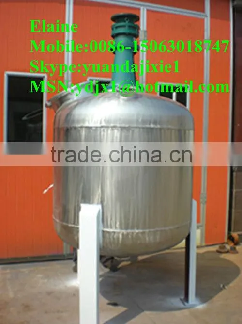 stainless steel agitator tank/equipment for producing shampoo