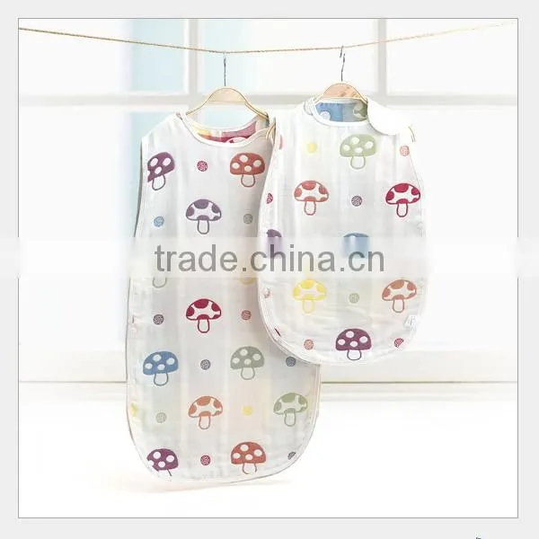 2017 shuoyang factory cute cotton jersey baby sleeping bag/ kid sleeping bag