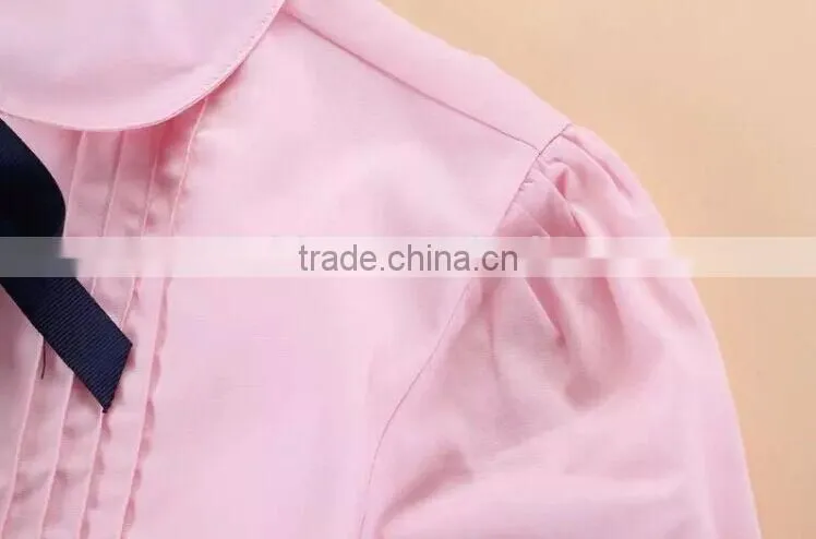 Girl's School Uniform Shirt Short Sleeve International School Uniform Summer School Uniform