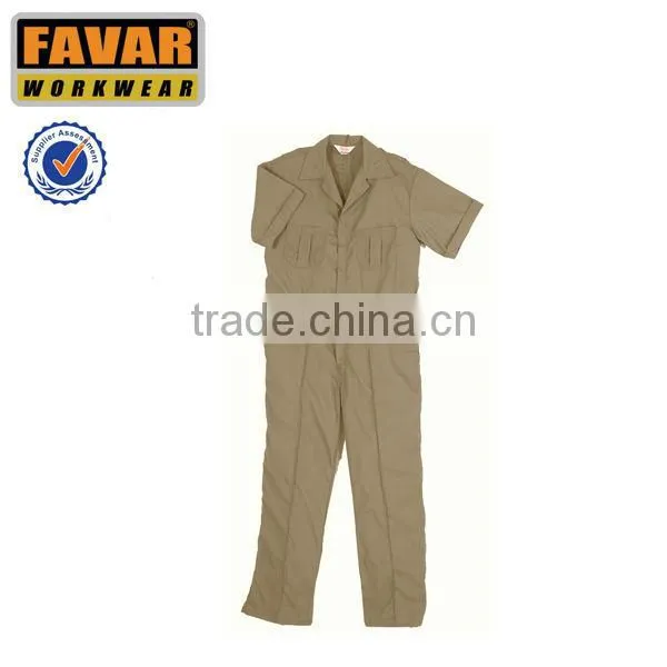 Short Sleeve Poplin Coverall Summer coveralls workwear