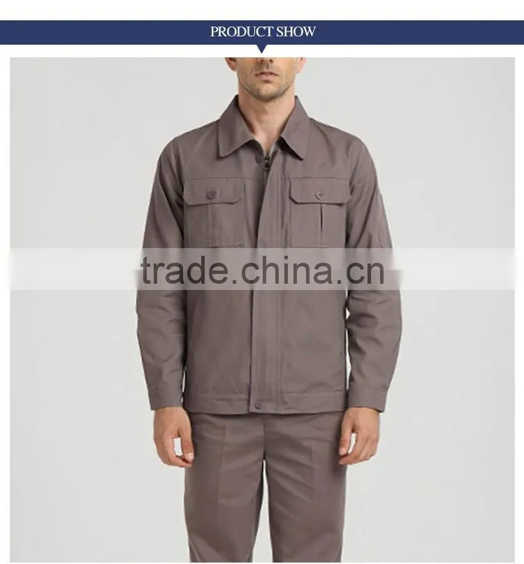 OEM Solid Color Long Sleeve Cotton Work Shirts Wholesale