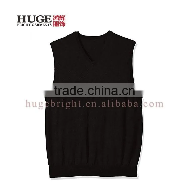 New Fashion Comfortable Regular Fit V Neck Sleevesless Sweater Vest