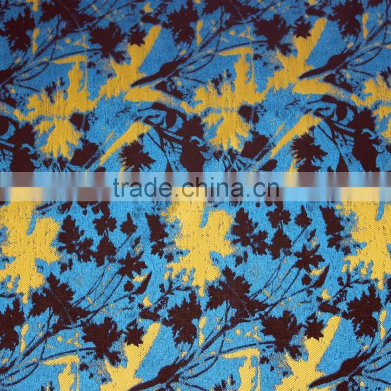 Textile fabric, soft woven art style polyester fabric