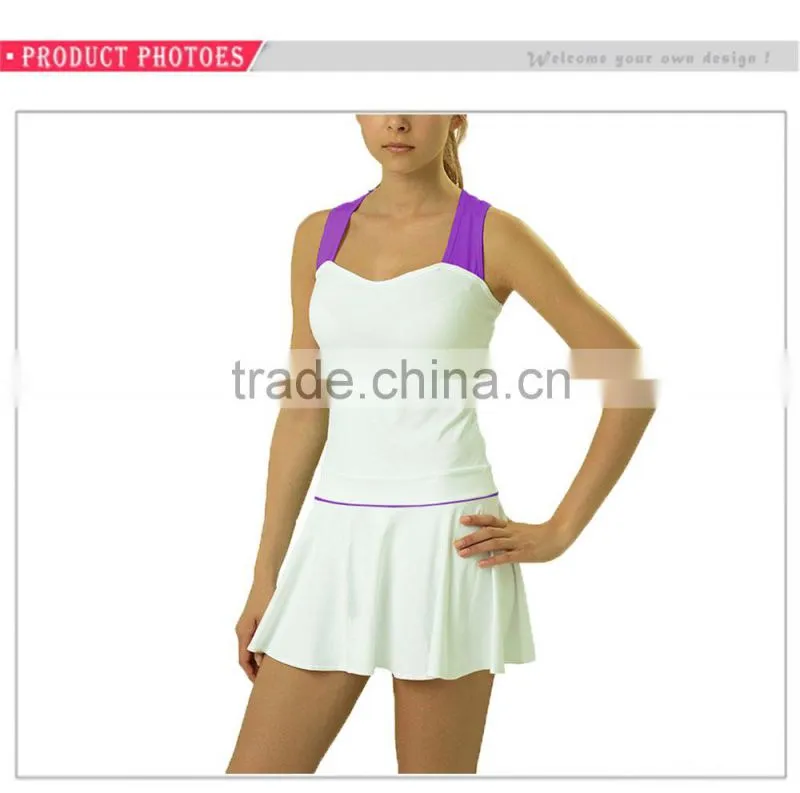 Hot Sale Custom Ladies Tennis Clothes Fitness & Body Building Tennis Dresses Cheap