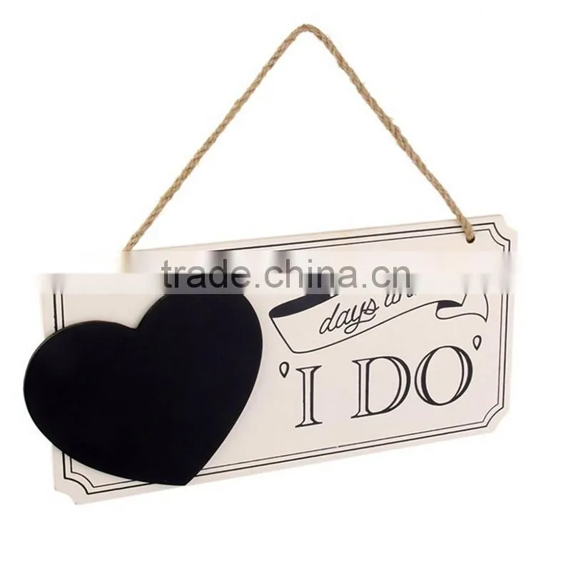 I Do Hanging Board Wedding Indicator Decoration Wood Craft