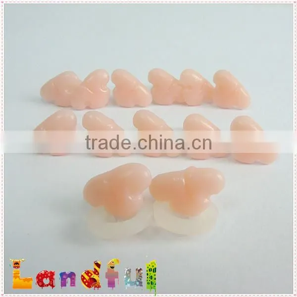 15*11mm Plastic Colored Doll Nose Safety - Fox Cat