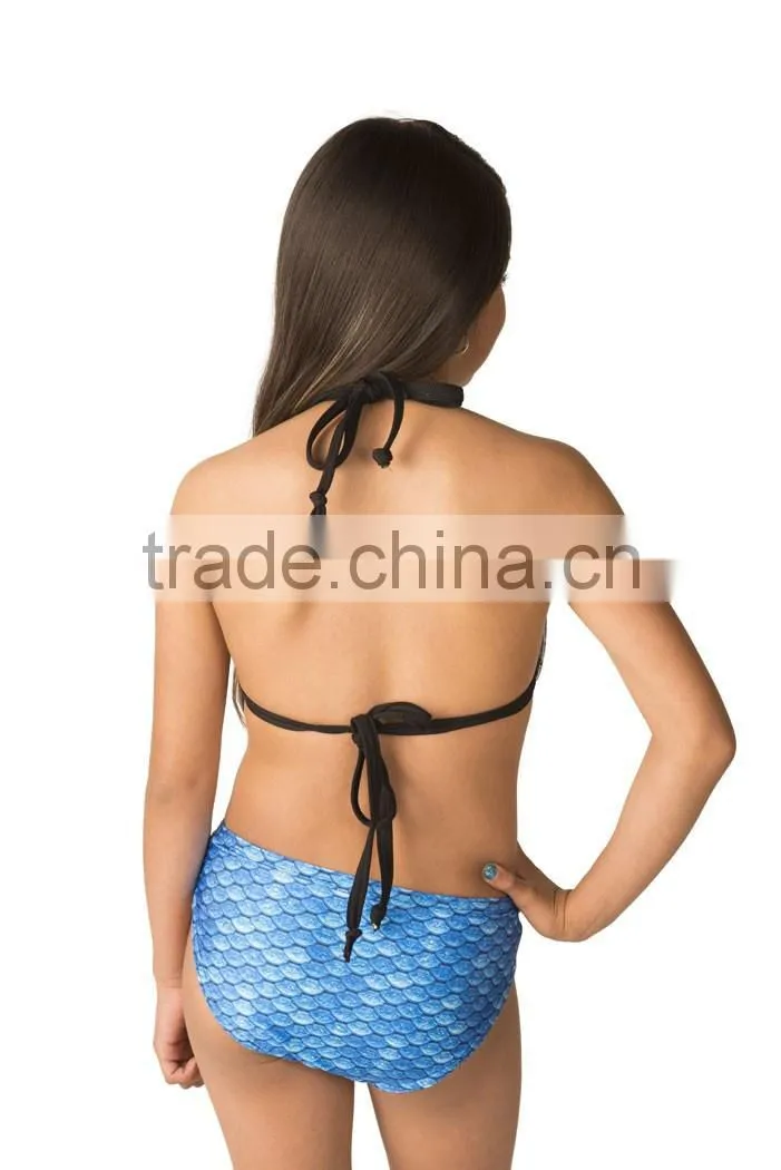 women Swimwear fishscales mermaid beachwear bikini
