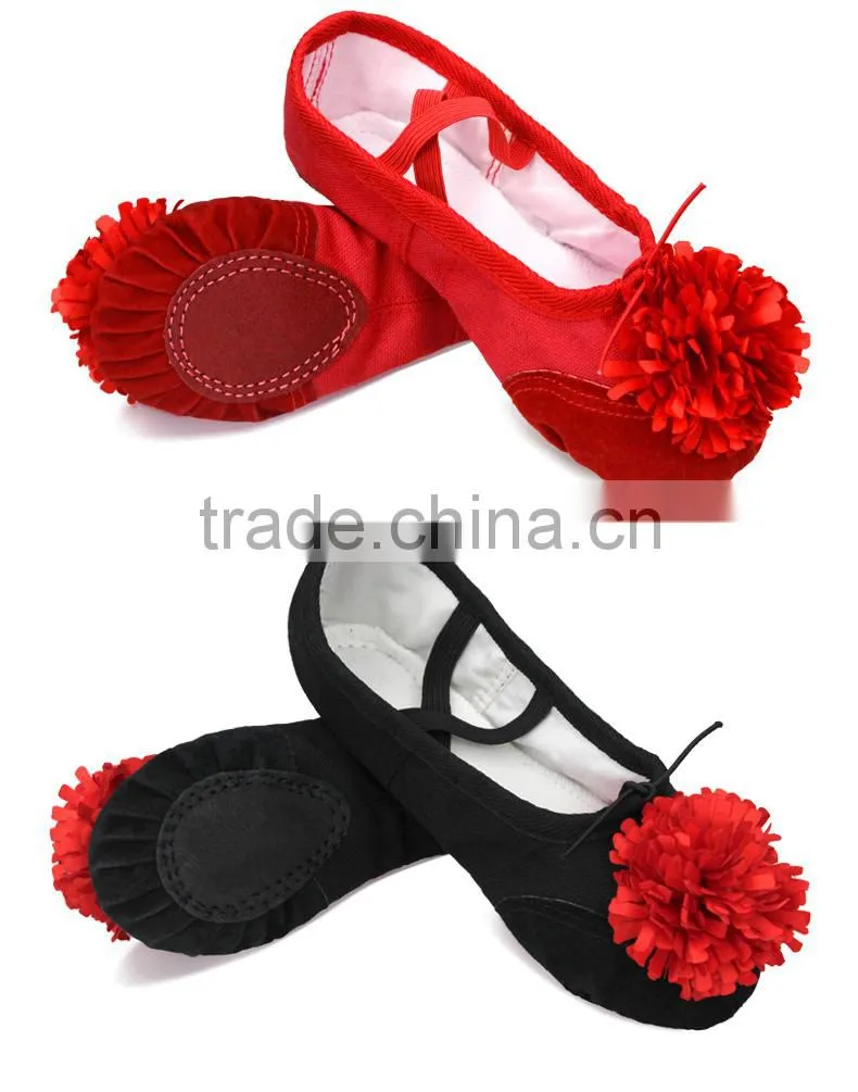 High Quality Soft Canvas Dance Shoes Split Sole Ballet Shoes