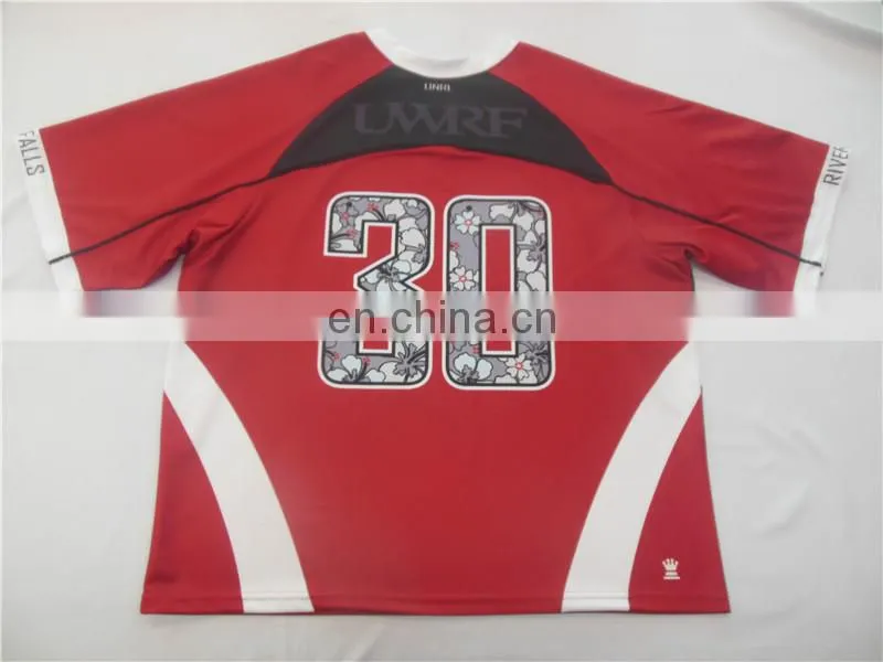 Digital printed custom lacrosse team jersey sublimation lacrosse jersey