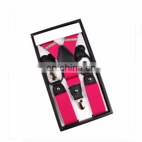 High-end brand 6 cllips european and American style suspenders