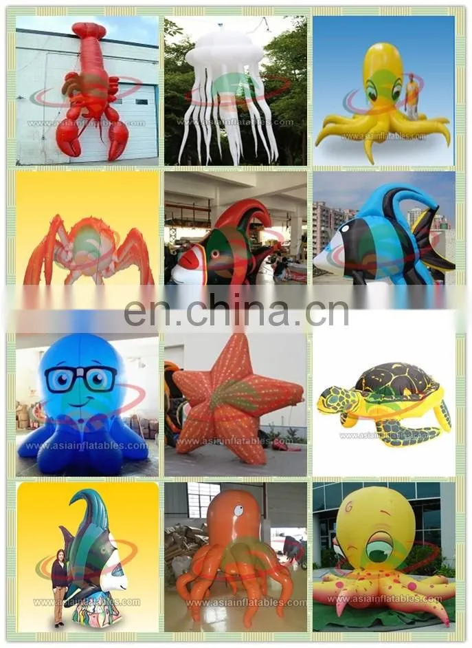 Advertising inflatable marine animal large inflatable cartoon for sale