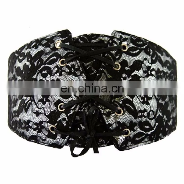 wholesale newest desgin extra wide belt waist cincher corset belt with rivet