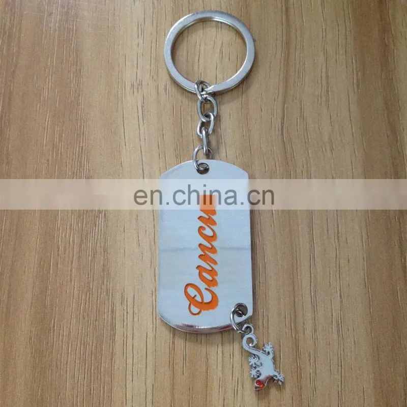 Custom star logo high quality zinc alloy dog tag