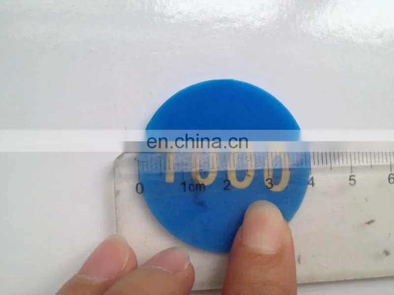 Plastic Chips Game Coin Double Faced Digital Bronzier Bargaining Challenge Coins Plastic Token Coin