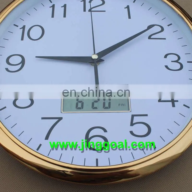 Wall clock with calendar
