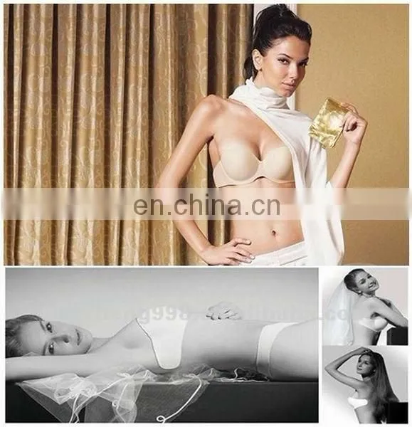 soft silicone cotton material one piece bra for wholesale