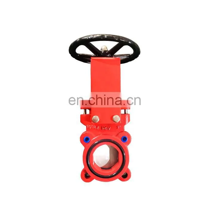 DN50 DIN Ductile Cast Iron Soft Seat Knife Gate Valve PN10