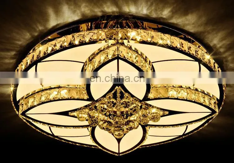 Modern Simple led lights living room lights bedroom round crystal lamp sun flower ceiling lamp