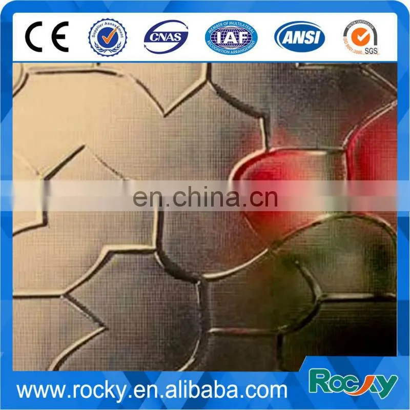 8MM 10MM CLEAR MORU MAP FLUTE FLAME PUZZLE FIGURED PATTERN GLASS