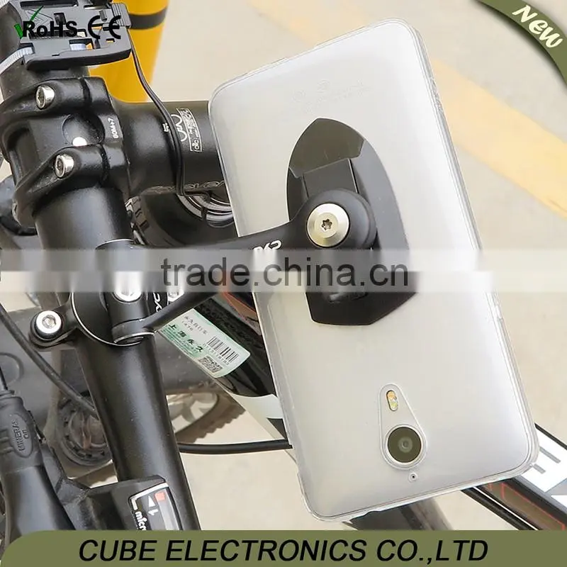 New design bicycle/motorcycle mobile phone holder easy install on smartphone and GPS