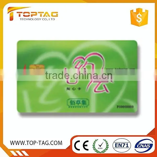 ISO7816 AT24C02 Smart Contact IC Card With 2Kbits Memory