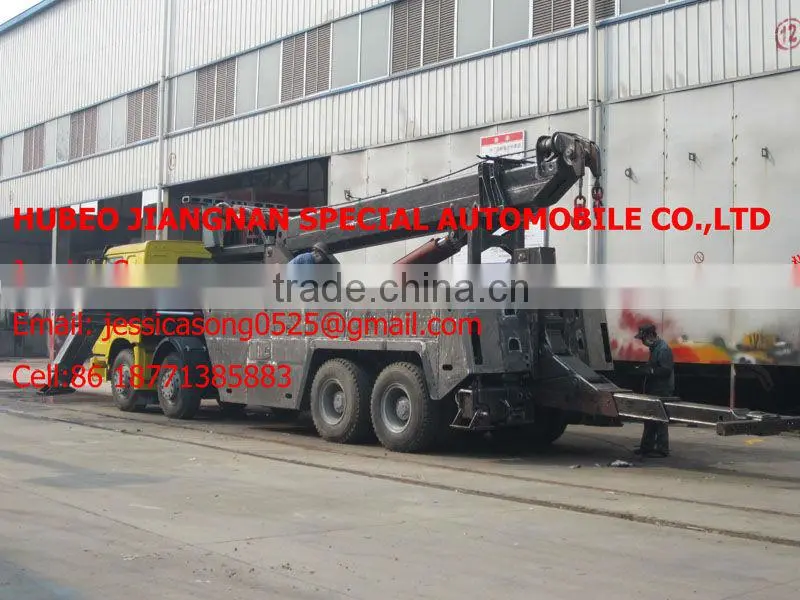 50Ton Howo 360 degree Rotation Heavy Recovery Truck