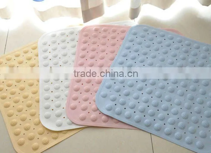 Soft touch bathroom rug anti-slip mesh mat