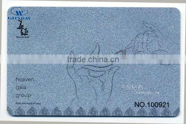 plastic rfid pvc uhf card for management system