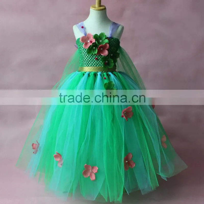 NEW Elsa inspired tutu dress Great for costumes and dress up Girl Fantasy Elsa green dress