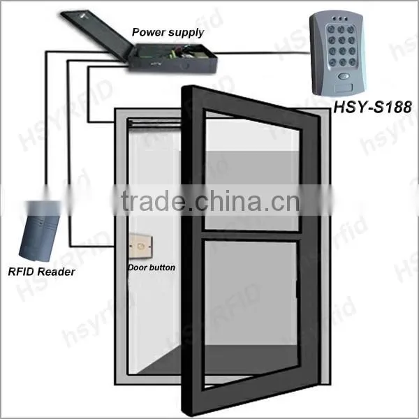 HSY-S188 Low price wiegand26 smart card single door controller rfid reader 125khz
