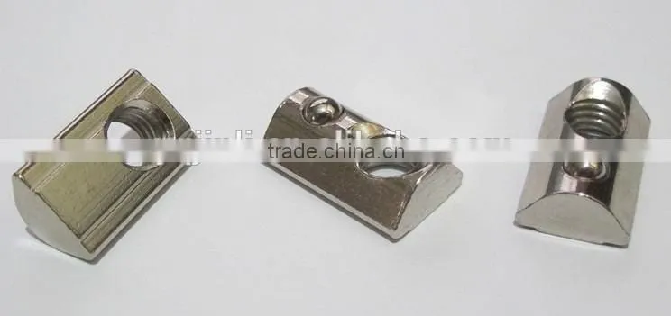 m8-45 roll in t nuts with ball spring wholesale wheel nut nut/bolt